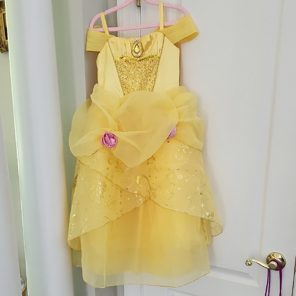 Disney Gold and Yellow Dress with Sequin Details